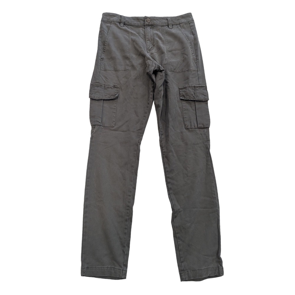 SANCTUARY Olive Green Cargo Utility Pants Tencel Blend Sz 28 Minimalist Military
